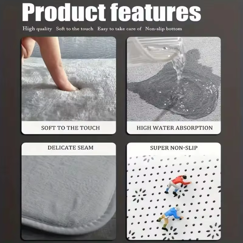 Tapis rond tissé à motifs géométriques