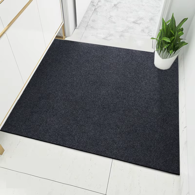 Grand tapis fin pour porte de centre commercial