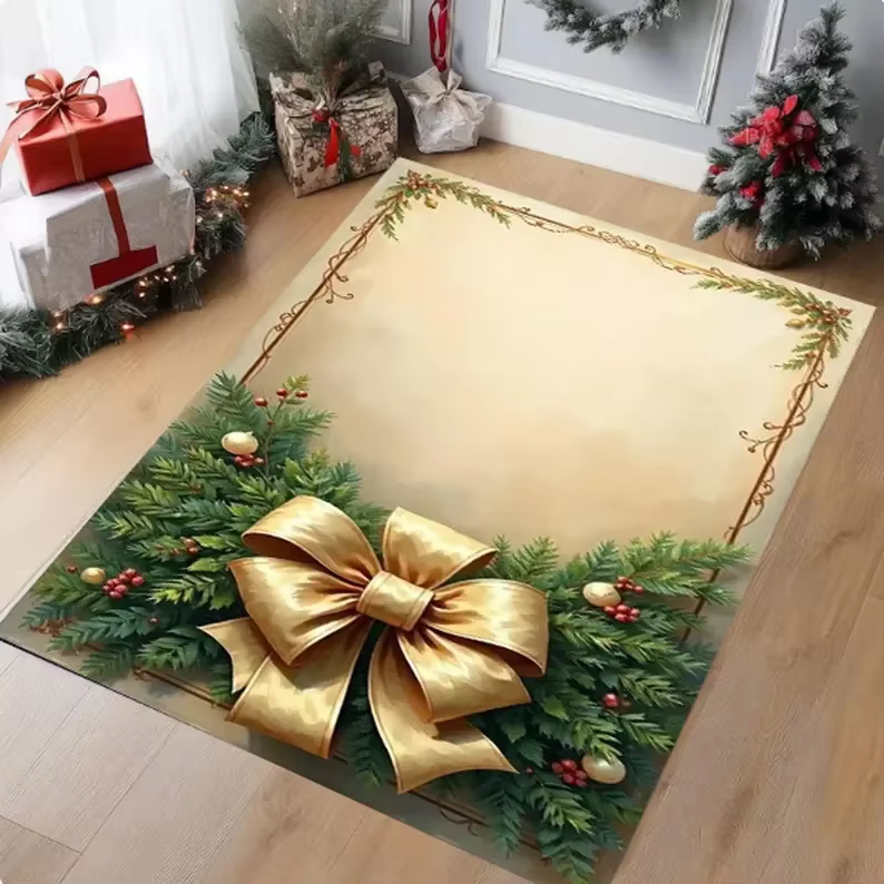 Tapis de porte de Noël