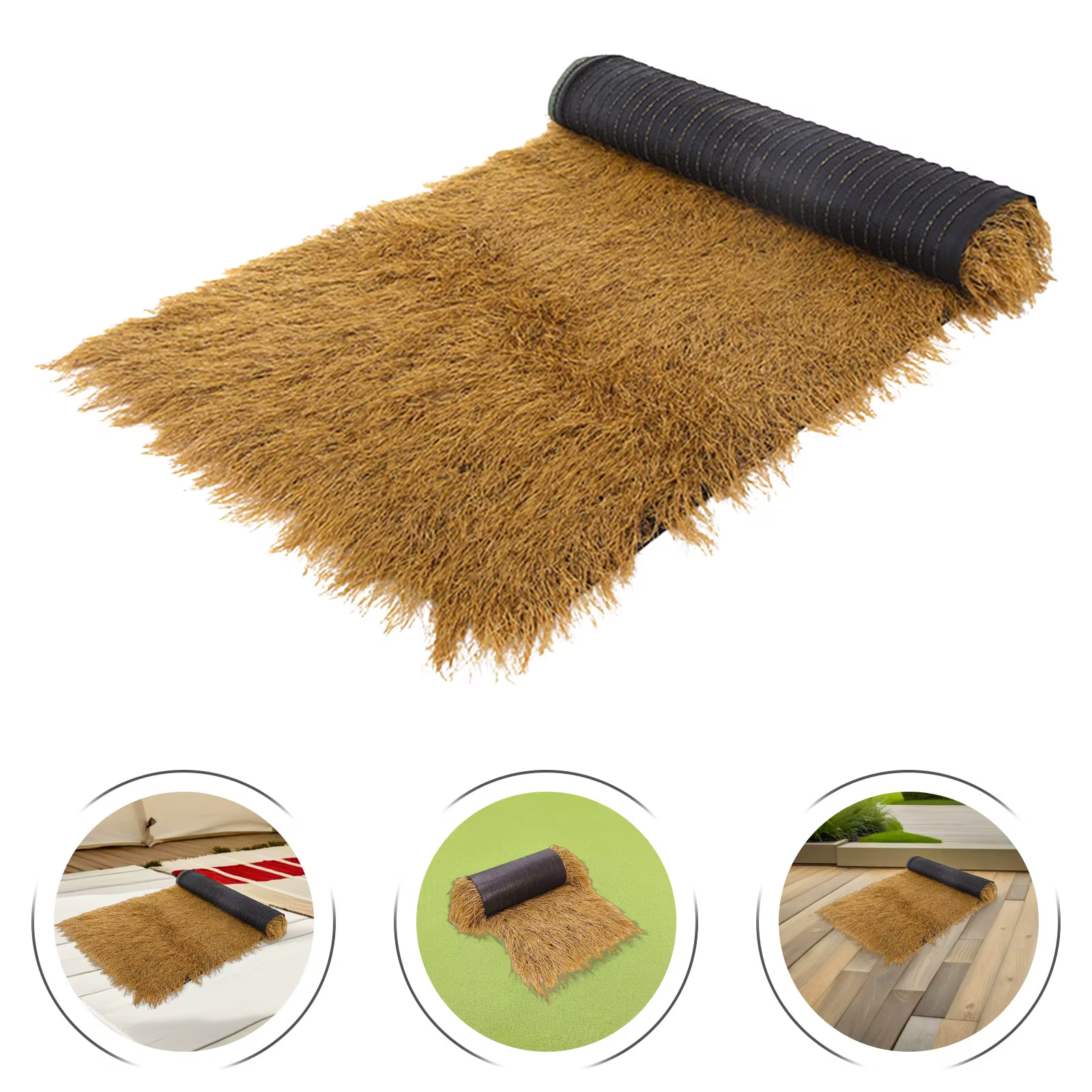 Tapis de gazon artificiel 50x100cm pour toit de jardin