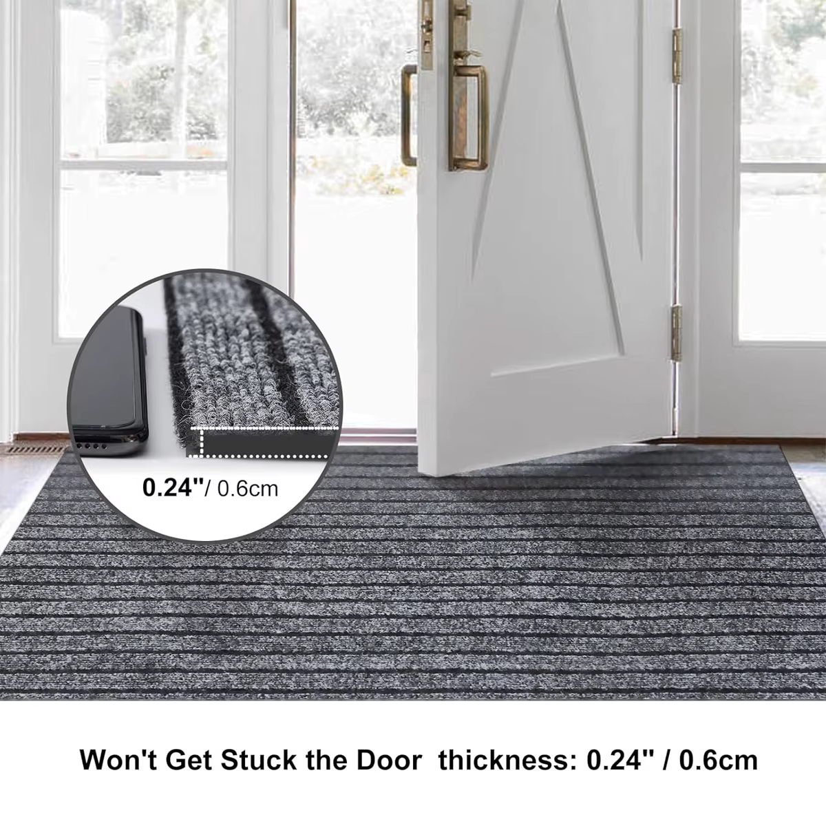 Tapis lavable antidérapant
