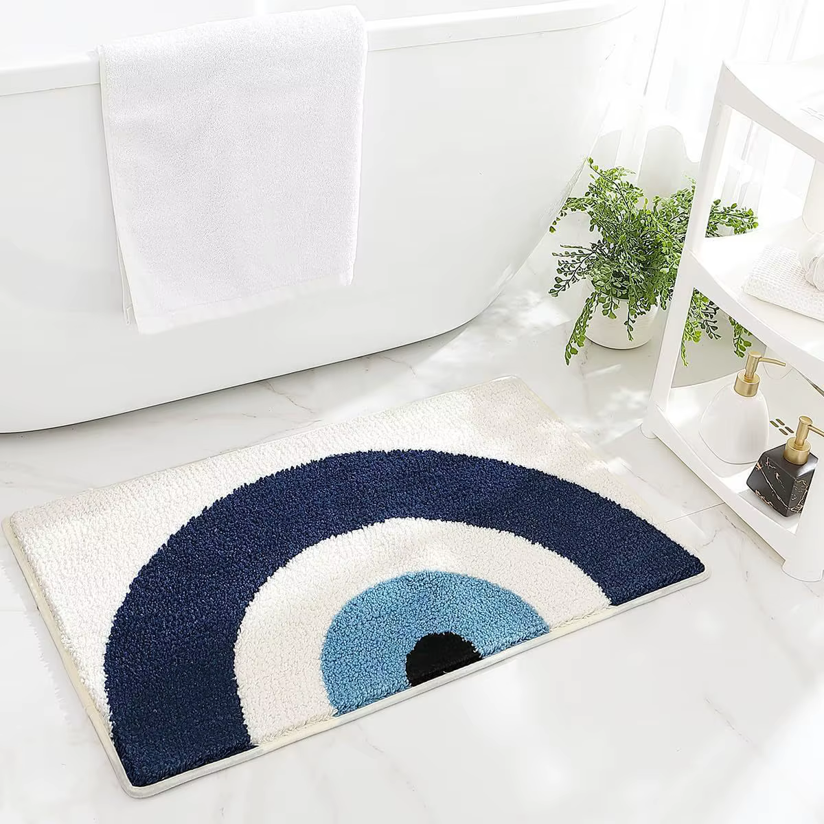 VIKAMA – tapis en Faux cachemire couleur Dopamine Simple