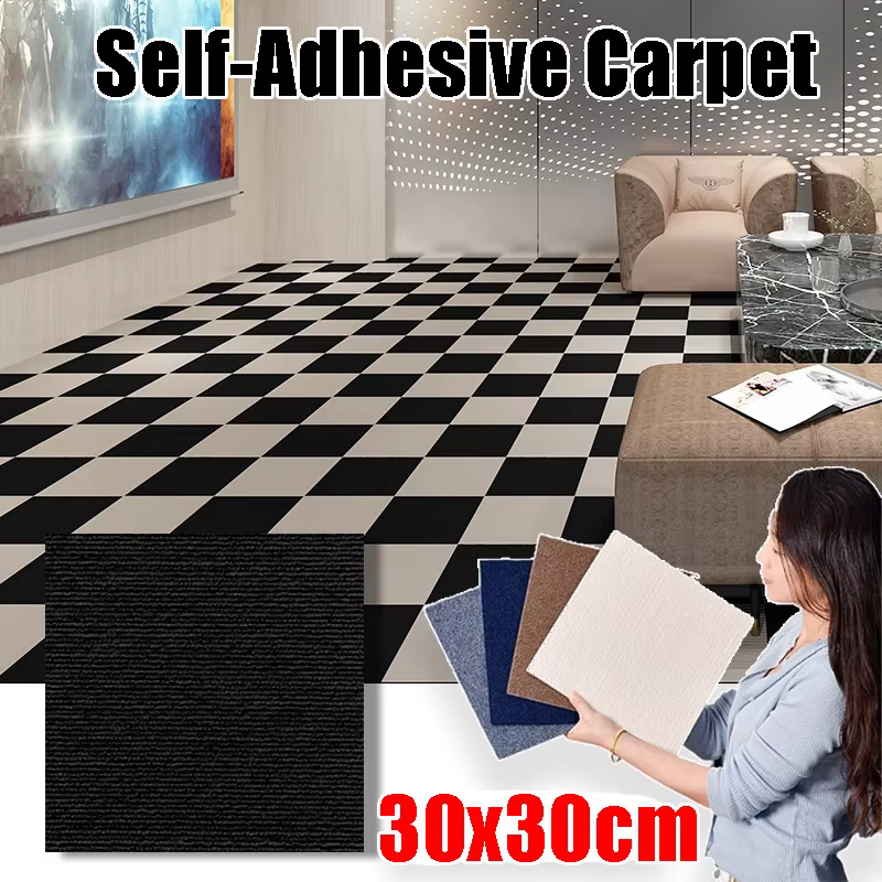 Carrés de tapis auto-adhésifs 30x30cm