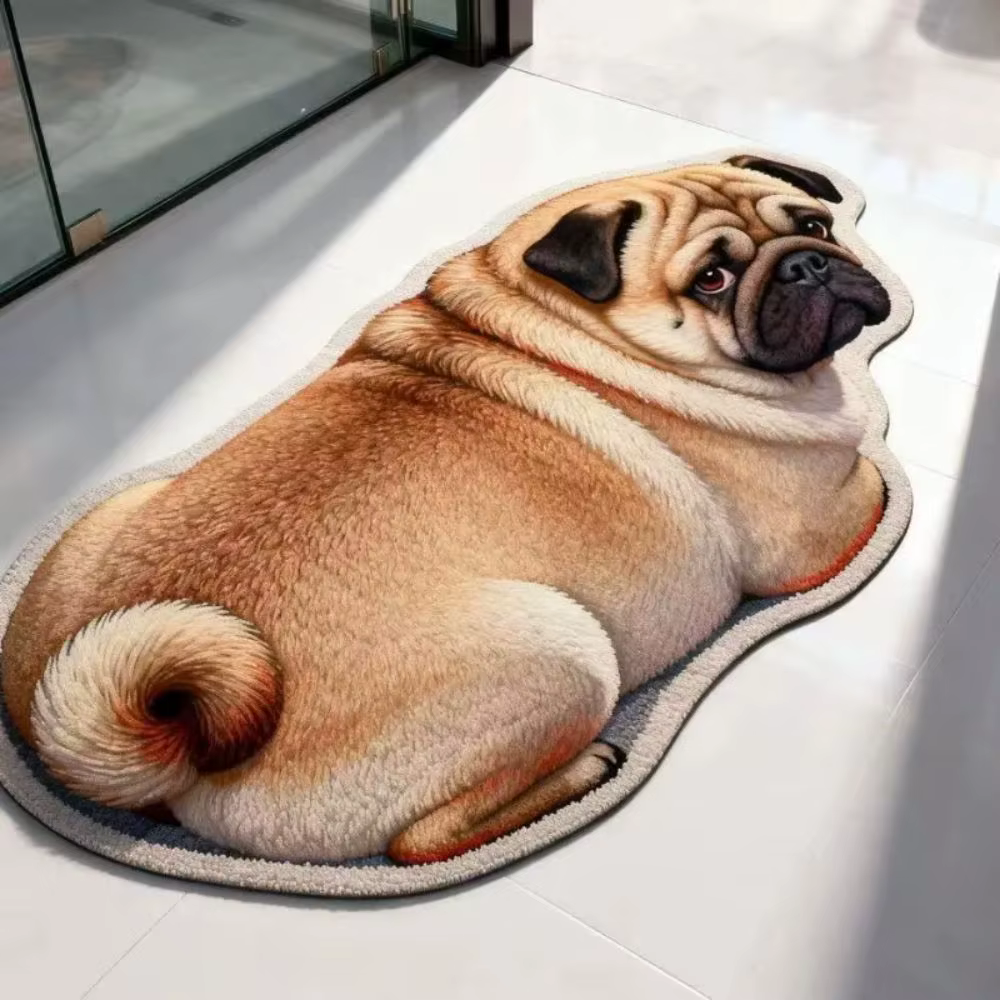 Tapis de bain en diatomite en forme de chat mignon 40*60cm
