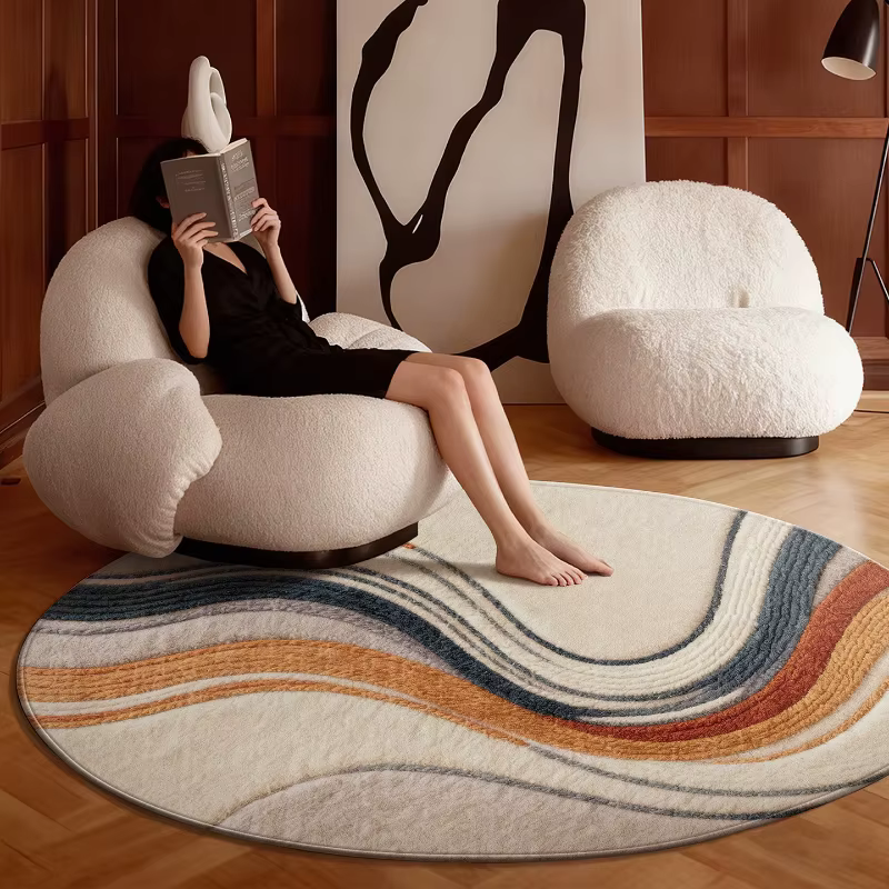Tapis de style moderne pour chambre à coucher