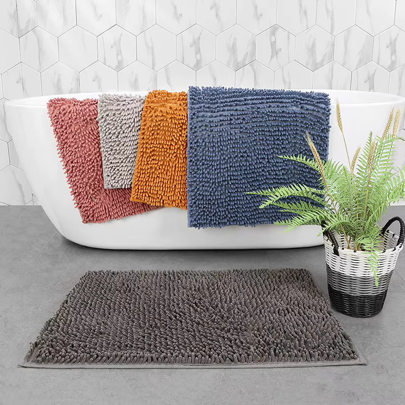 Tapis de bain en Chenille
