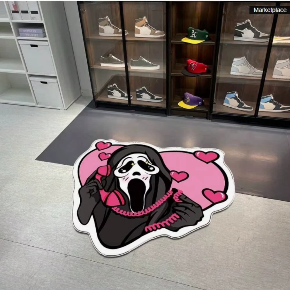 Tapis VIKAMA, tapis crâne d'Halloween