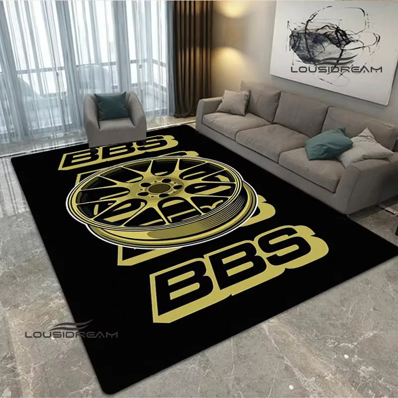 Tapis rétro imprimé BBS Racer 3D