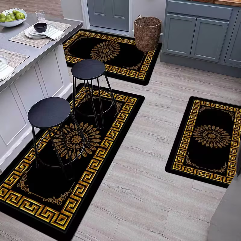 Tapis de cuisine géométriques modernes
