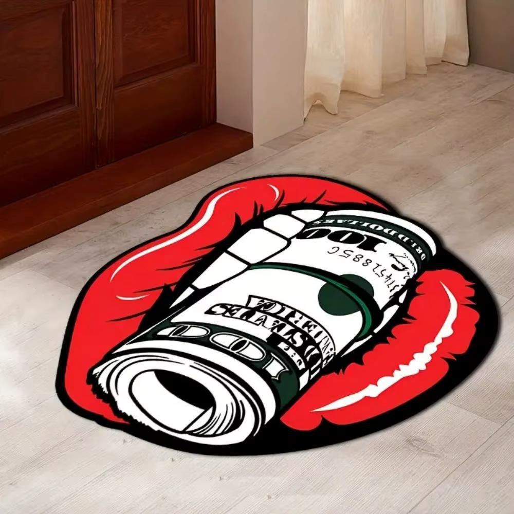VIKAMA – tapis d'argent à lèvres Sexy