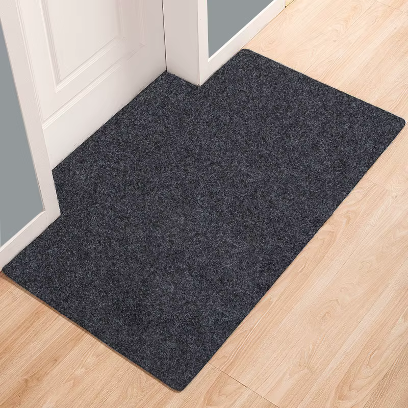 Grand tapis fin pour porte de centre commercial