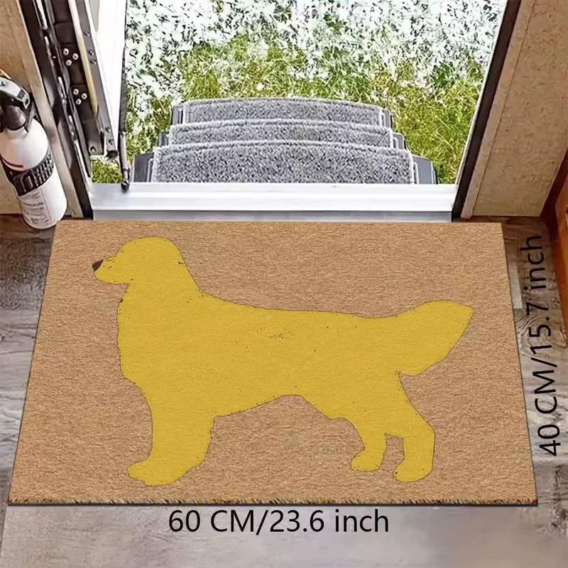 Tapis d'entrée VIKAMA en fibres de coco naturelles