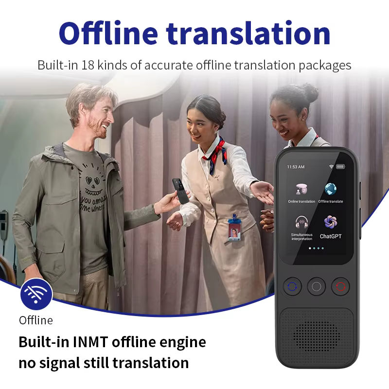 Dispositif de traduction de langues, traduction de photos vocales hors ligne, traducteur Portable 2025, 138 langues pour les voyages d'affaires