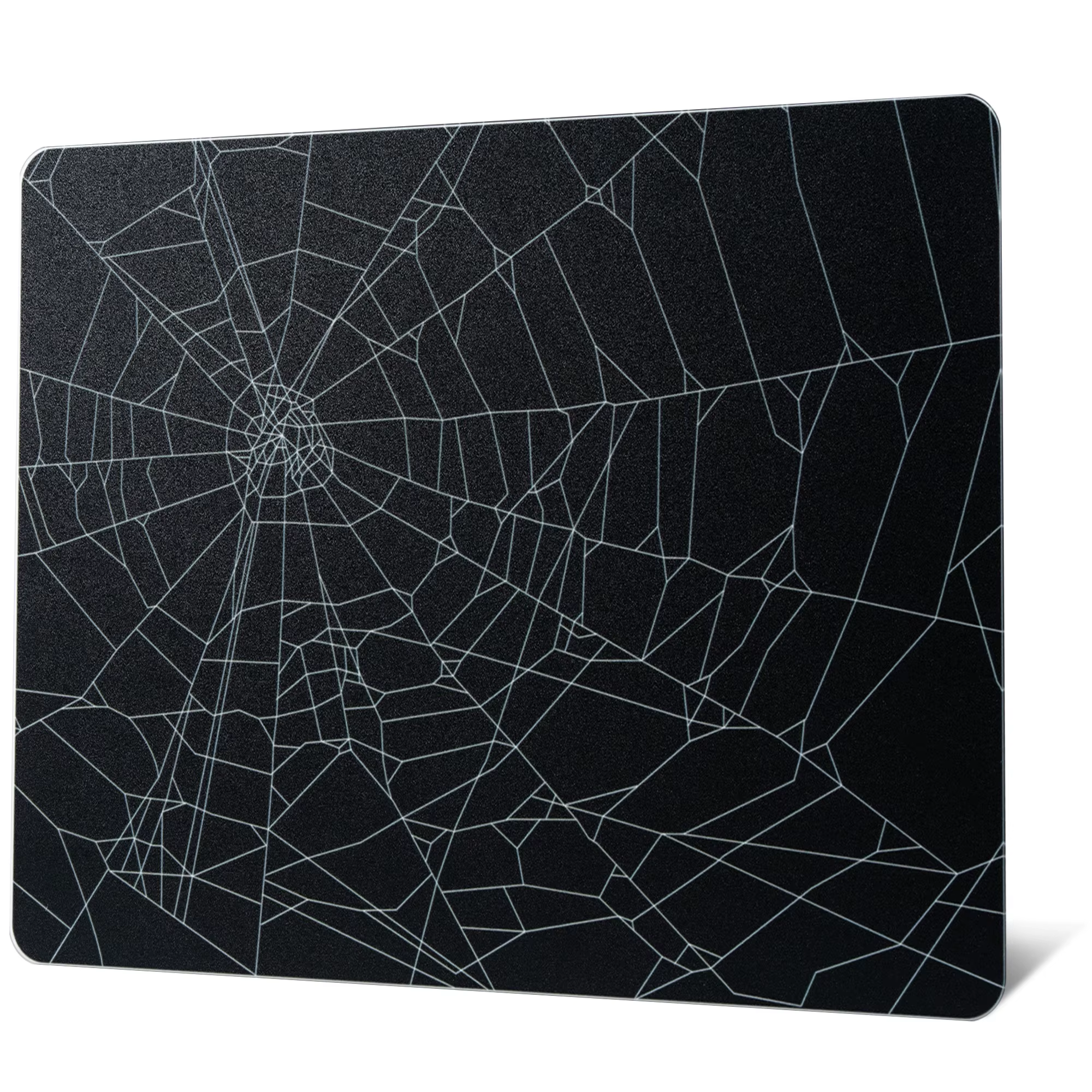Tapis de souris en verre blanc XVX, carte topographique, grand tapis de souris de jeu en verre, tapis de souris rigide pour la vitesse et la précision, adapté au jeu