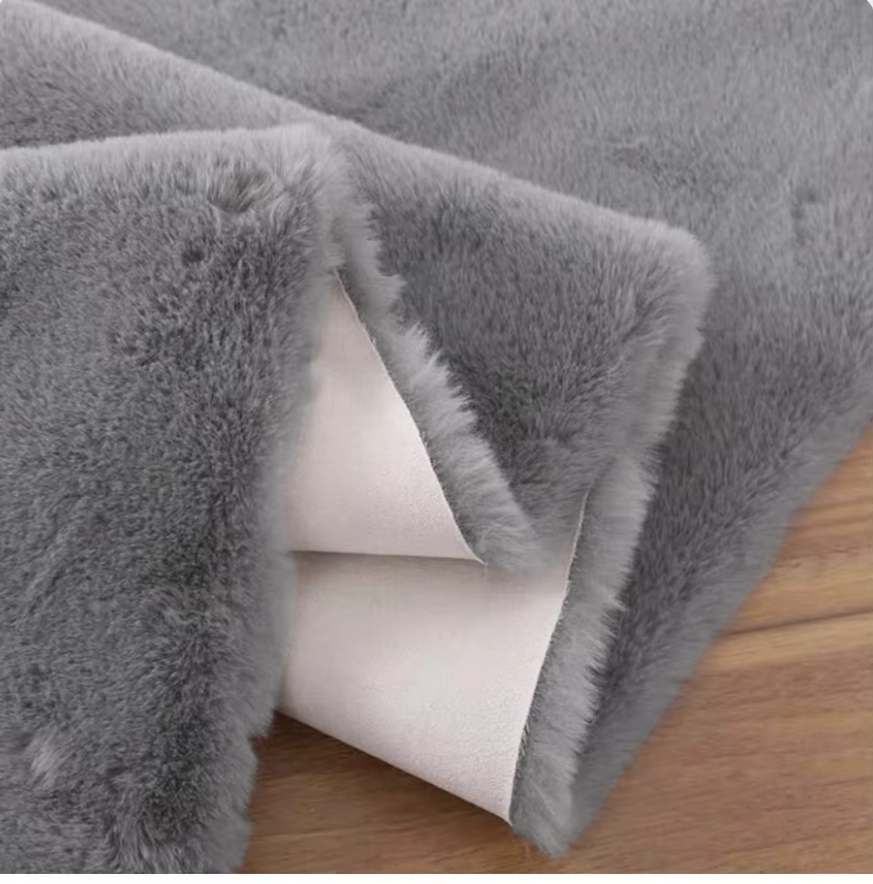 Faux lapin tapis pour décoration de maison moderne