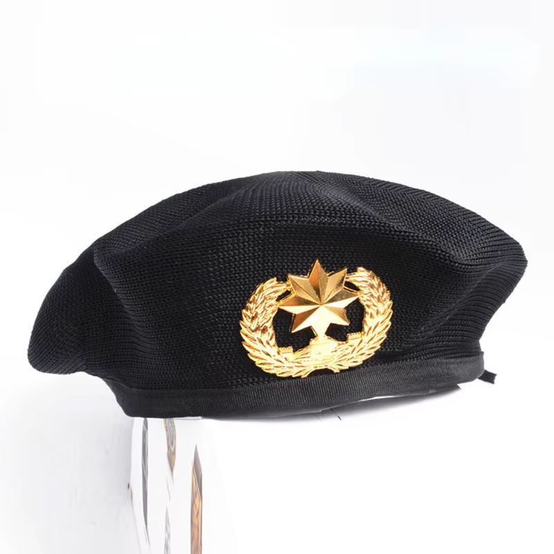Béret en maille pour hommes et femmes, casquette de Costume respirante d'été réglable