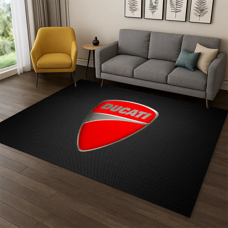 Tapis classique D-Ducati Racing Car Moto pour chambre à coucher