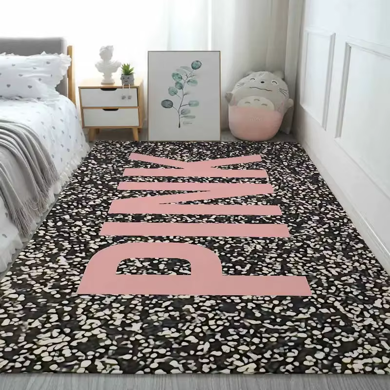 Tapis de luxe moderne VIKAMA: tapis de sol décoratif en velours doux