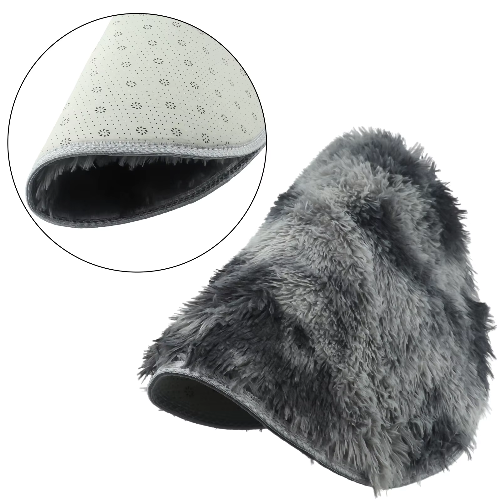Tapis rond Shaggy circulaire