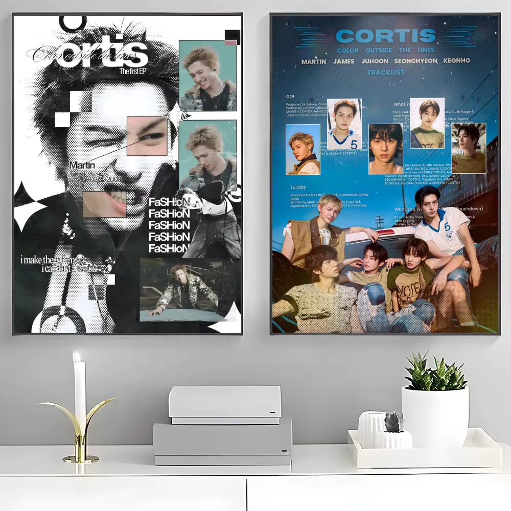 Affiche du groupe de garçons CORTIS, affiches haute définition, art mural pour le salon et la décoration de la maison.