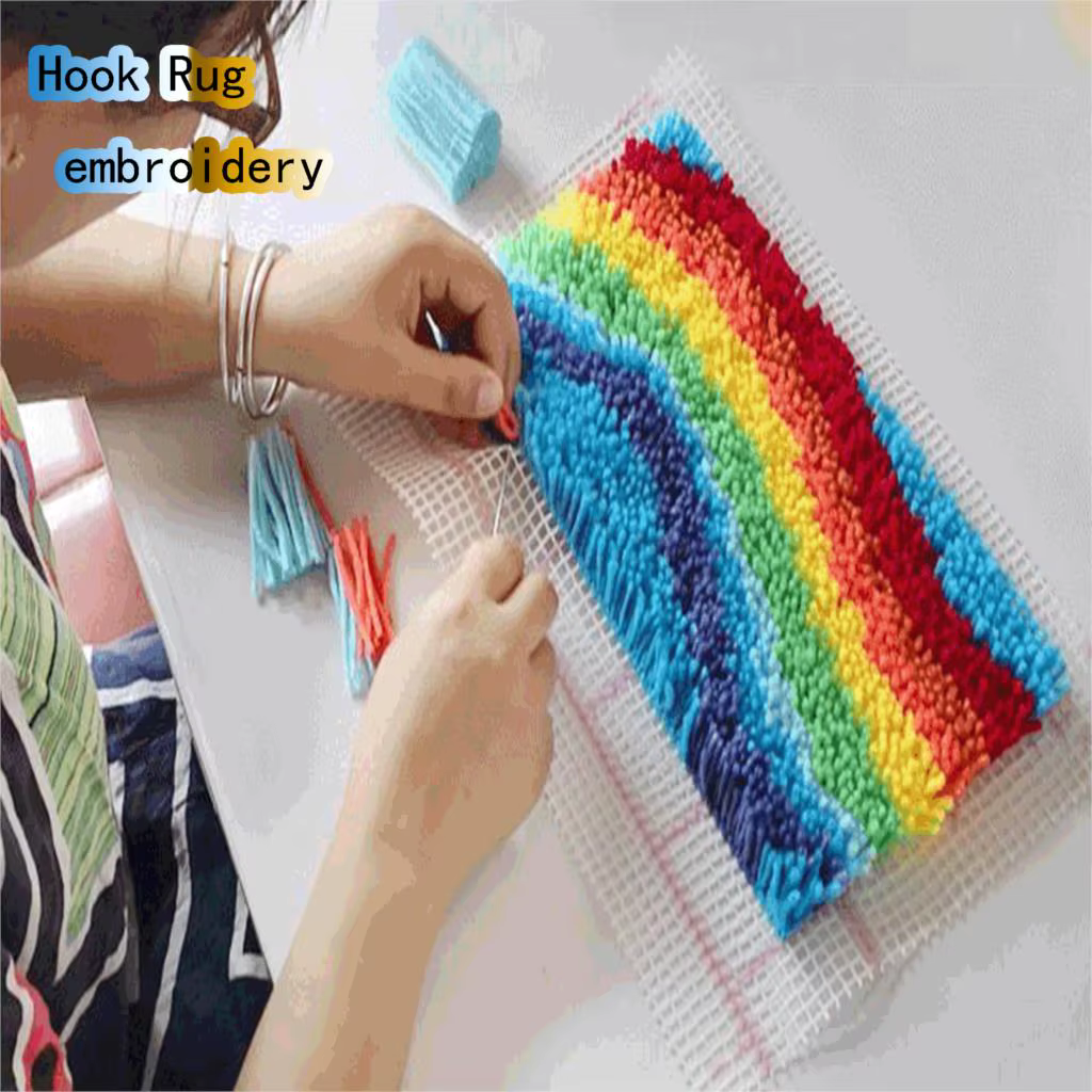 Grand loquet crochet tapis