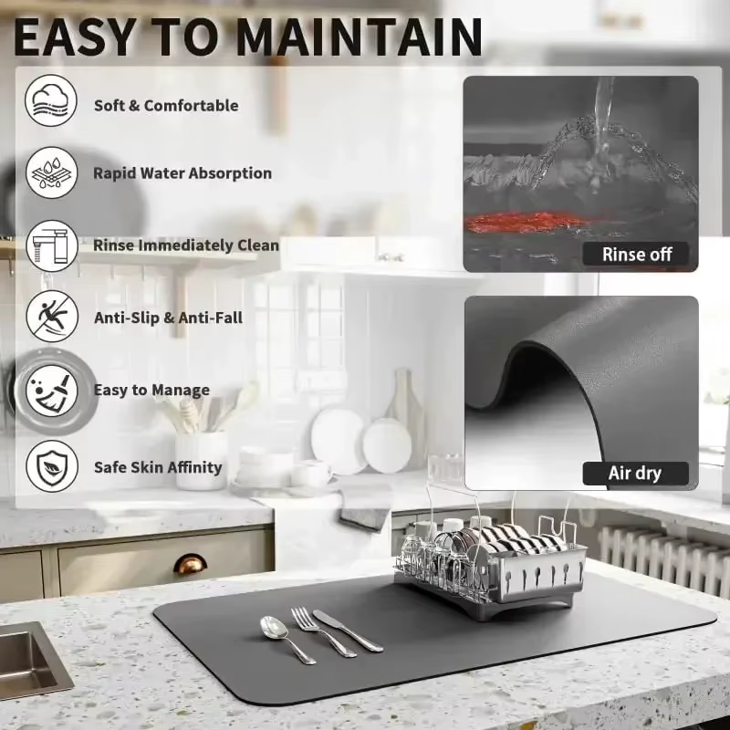 Tapis multifonctionnel de cuisine VIKAMA