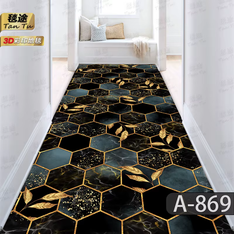 Tapis d'entrée de maison minimaliste moderne