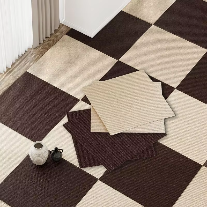 Tapis carré d'épissure pour chambre à coucher