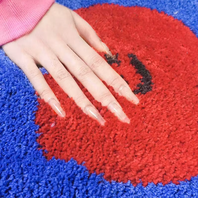 Tapis tufté puzzle avec motif de dessin animé