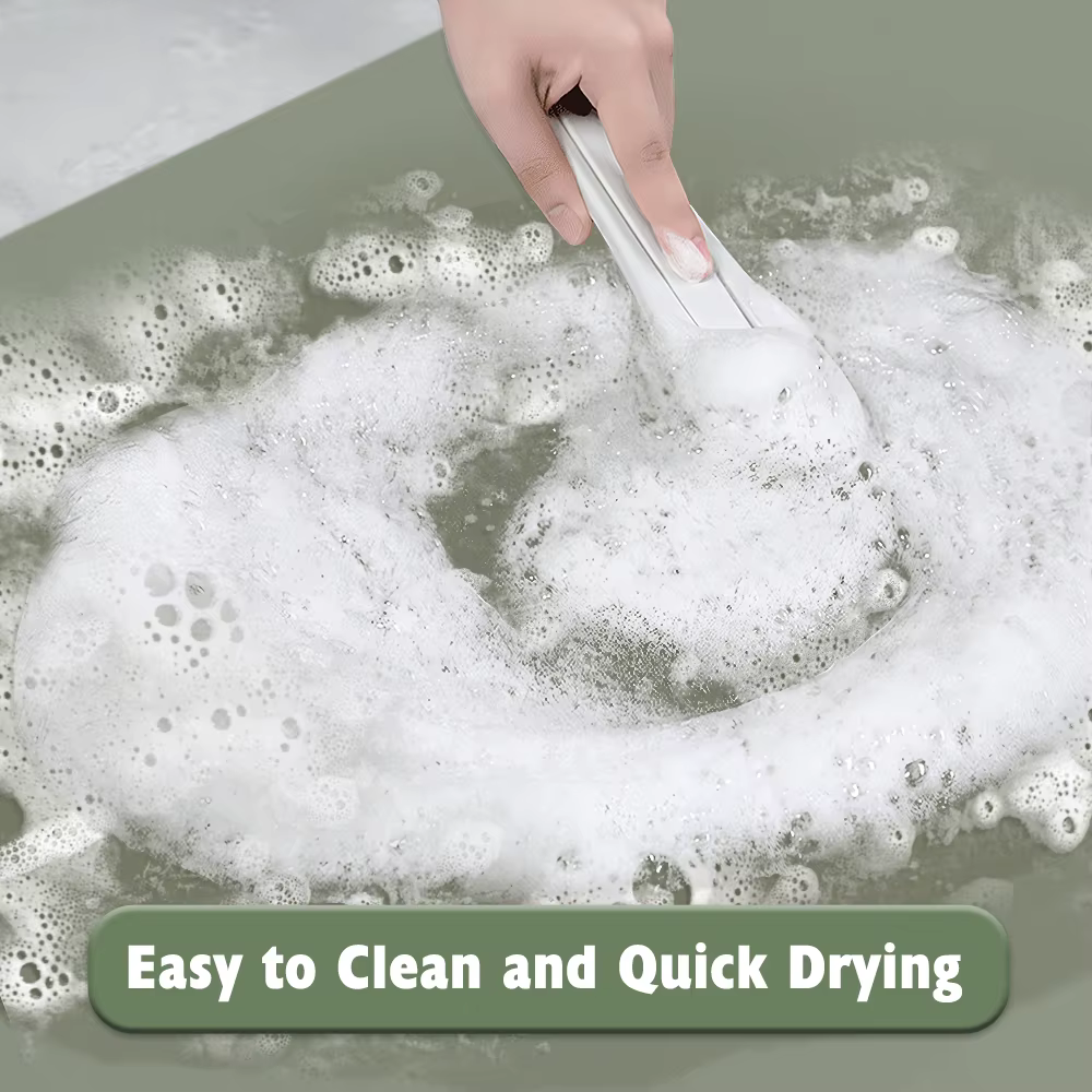 Tapis de bain en diatomite verte
