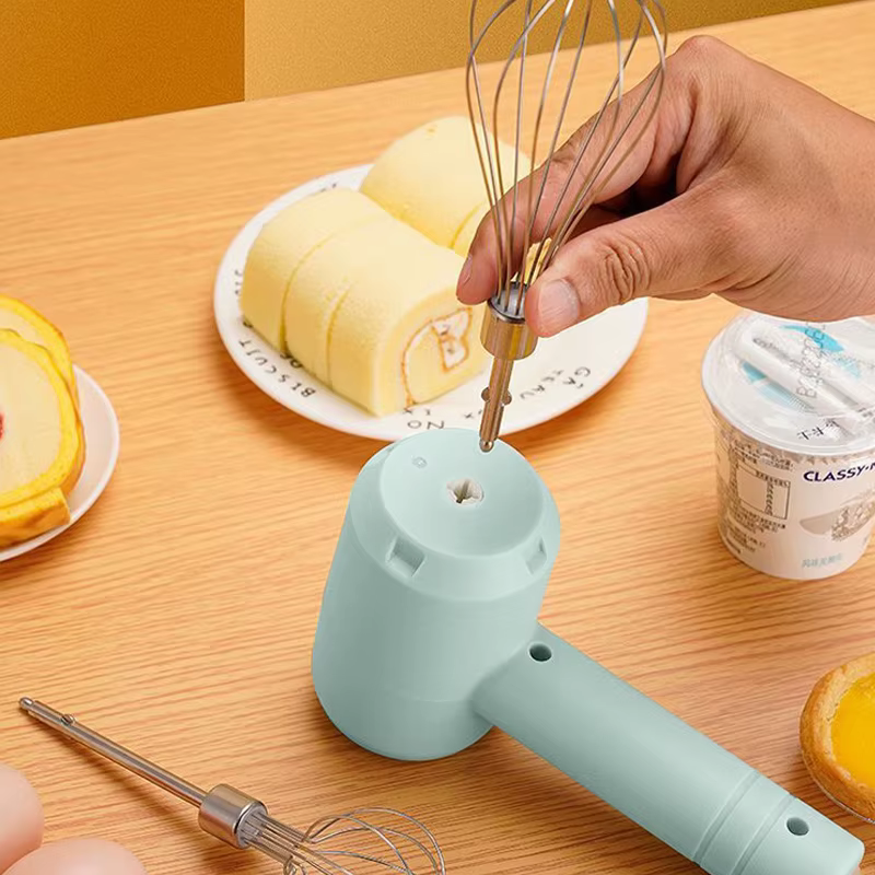 Diwiter 1 pièces mélangeur alimentaire électrique sans fil Portable 3 vitesses batteur à oeufs pâte à pâtisserie gâteau crème mélangeur outils de cuisine
