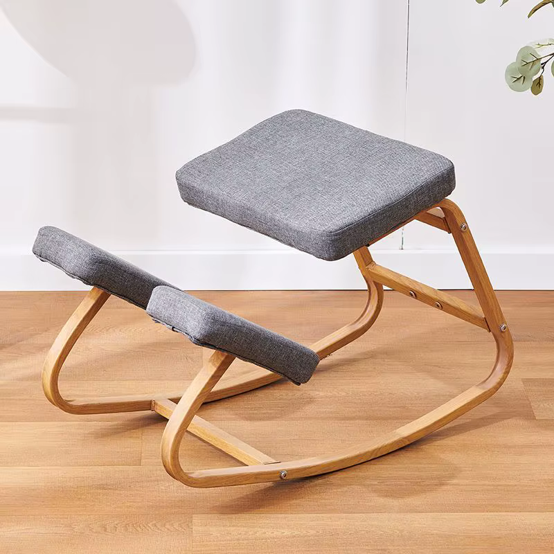 Chaise ergonomique à genoux pour le bureau et la maison, confortable, avec dossier, pour ordinateur, pour adultes et enfants