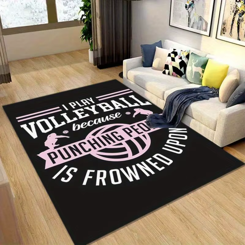 Tapis de volley-ball adapté à la chambre à coucher