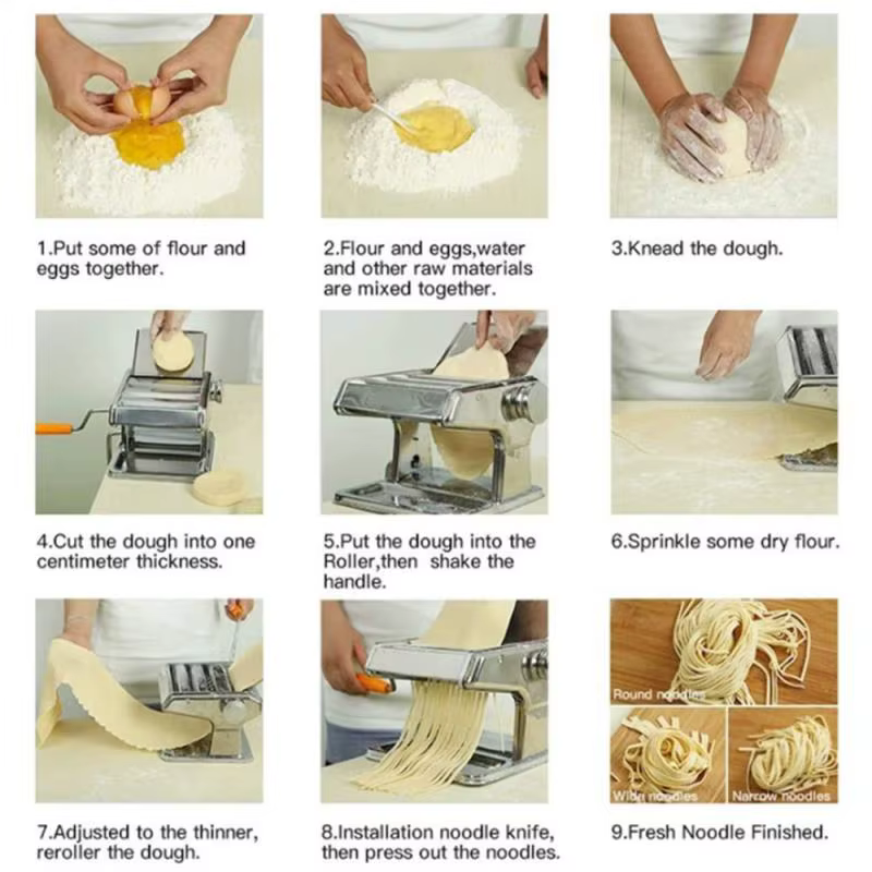 Mini manuel ménage frais italie fabricant de pâtes usage domestique bricolage nouilles pâtes faisant la Machine