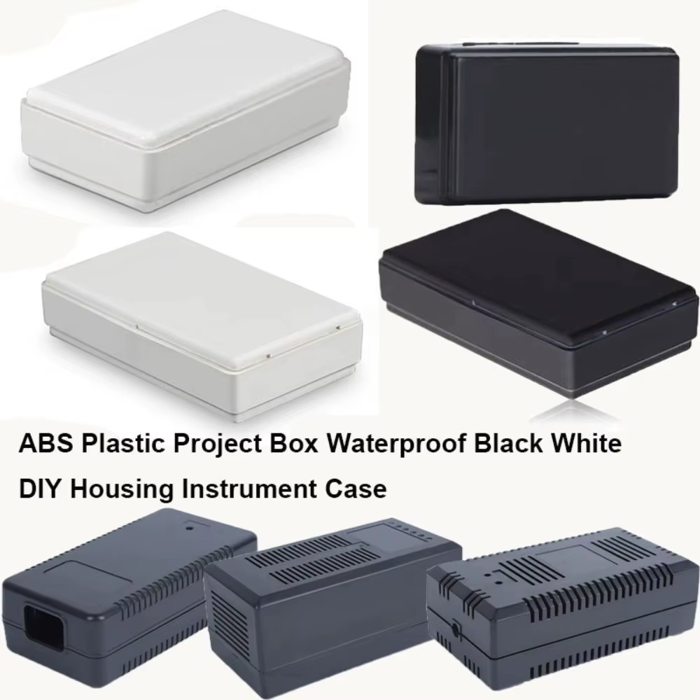Boîtier de compteur en plastique ABS, étanche, pour projets électroniques, boîte de protection, cadre d'instrument