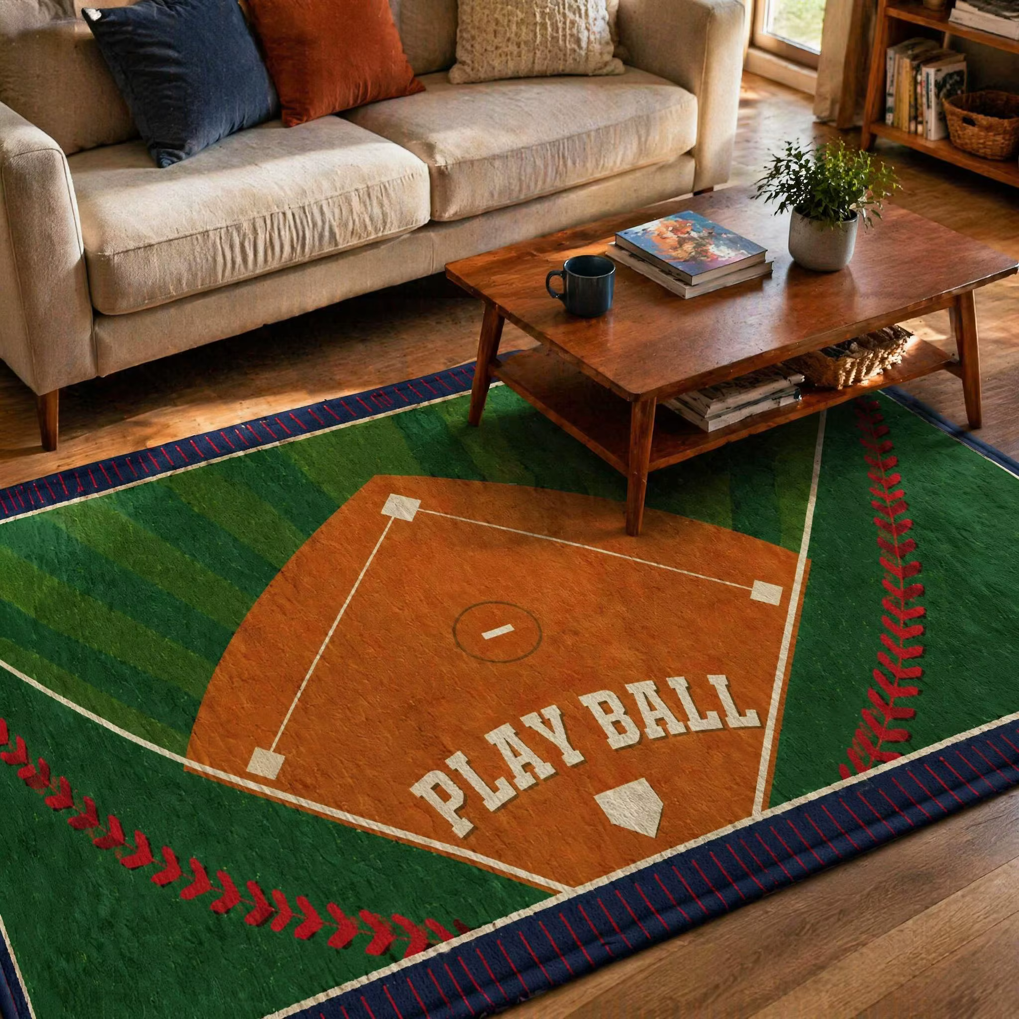 Tapis de sol imprimé Play Ball