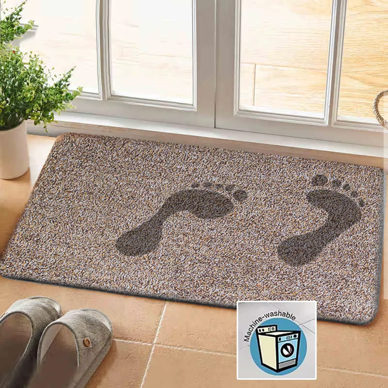 Tapis de porte super absorbant en microfibre
