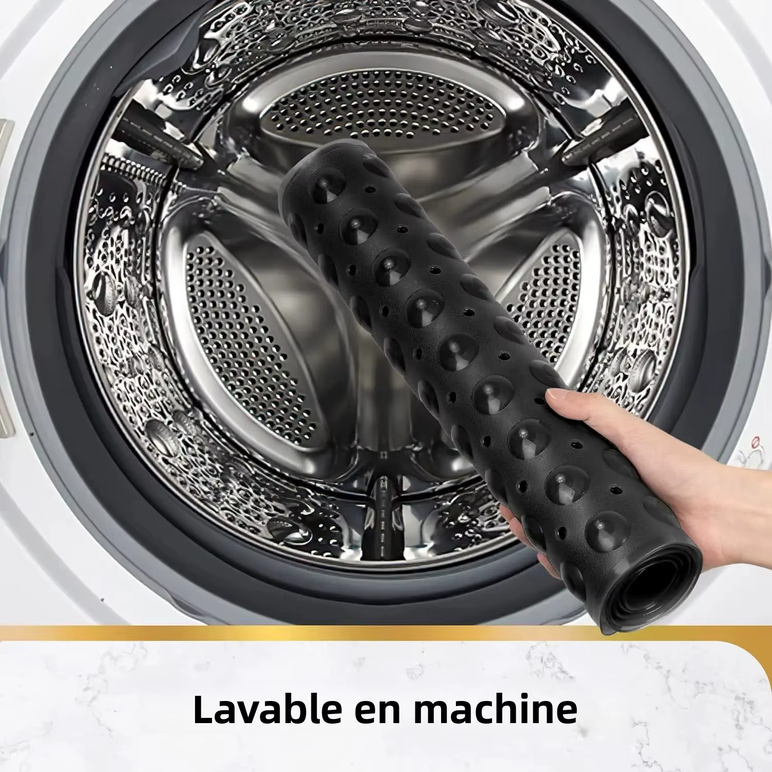 Tapis de baignoire Extra Long antidérapant 40x16 pouces