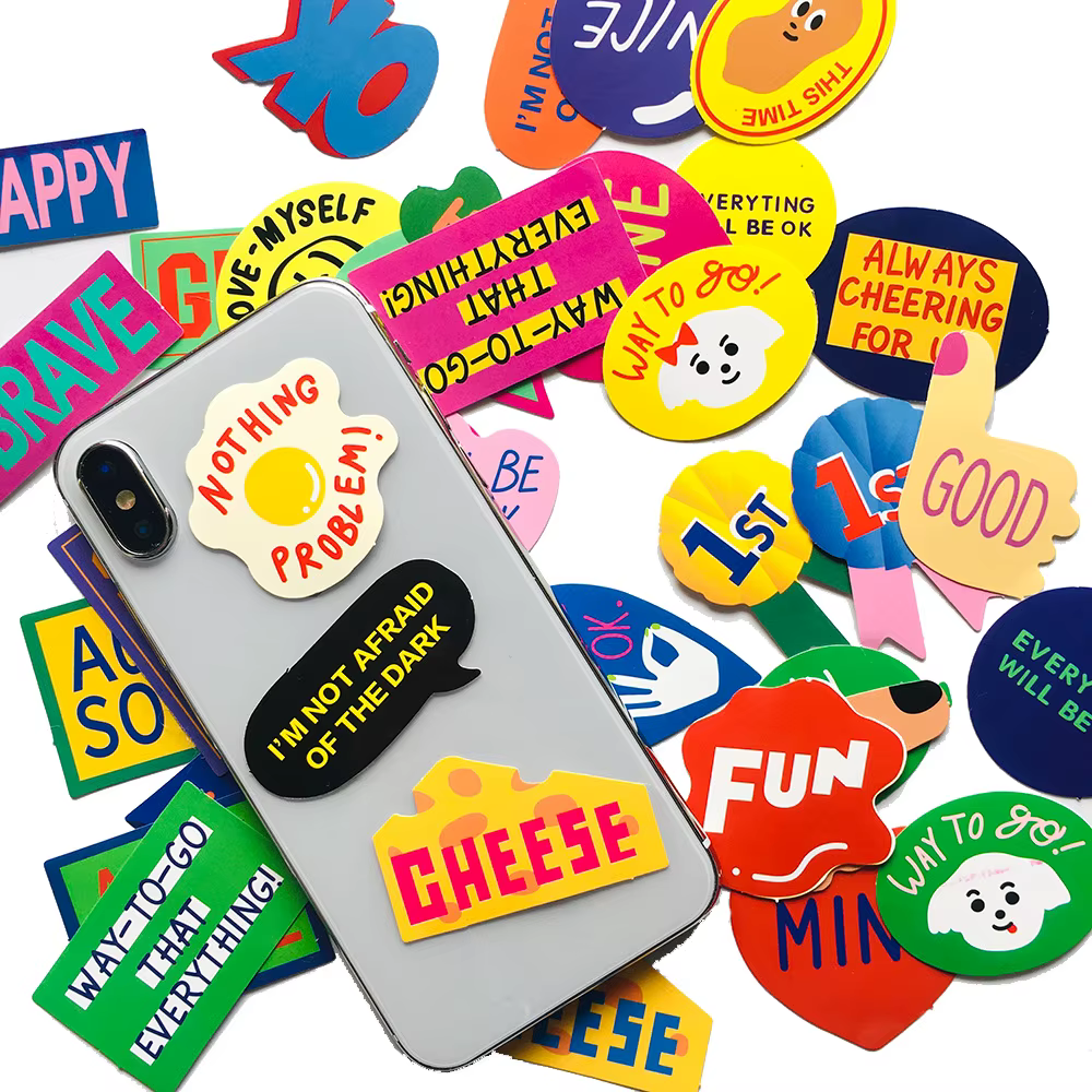 38 pièces/paquet lettres colorées anglais autocollants étanche Skateboard moto guitare bagages ordinateur portable vélo autocollant