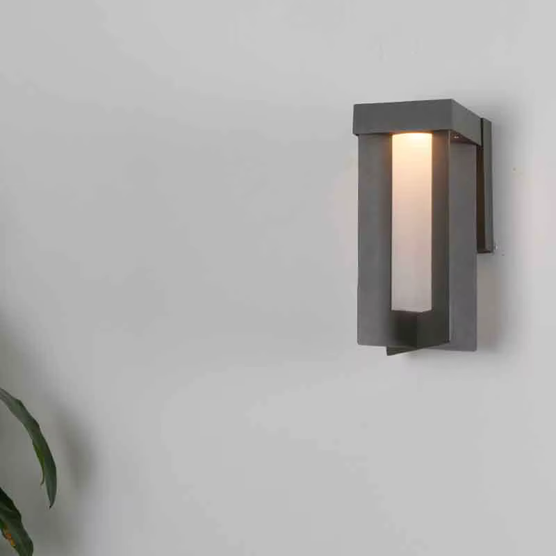 Lampes LED d'extérieur modernes, étanches, pour terrasse, balcon, porte, couloir, escalier, cour, éclairage mural minimaliste