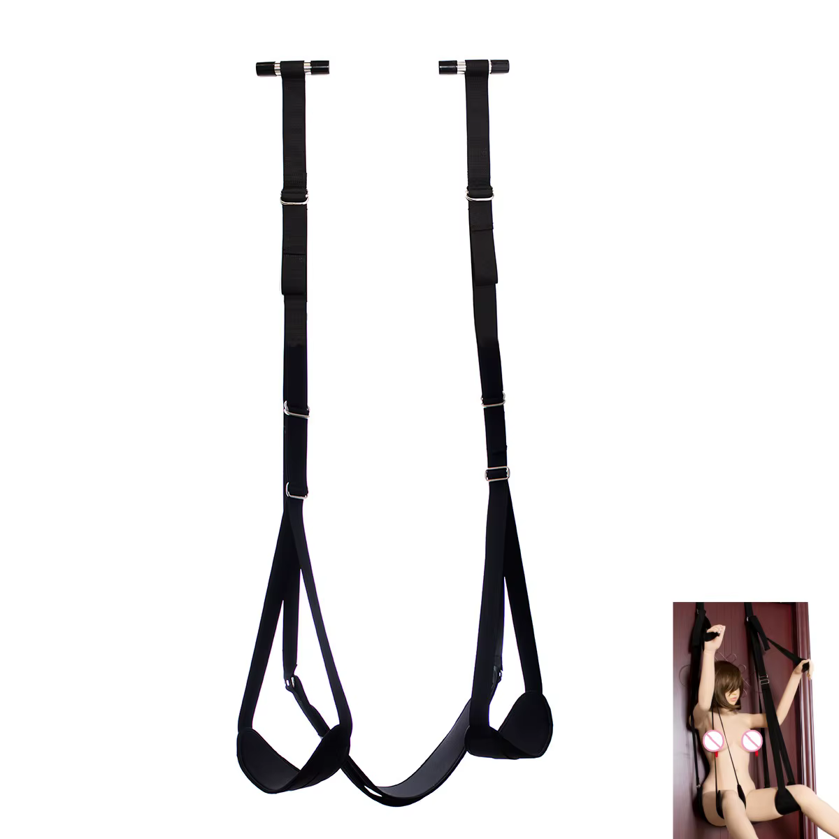 Balançoire sexuelle pour porte, chaise sexuelle pour Couple, jouets sexuels, sangle d'épaule réglable, siège suspendu, balançoire pour adulte, Stimulation sexuelle, produits pour adultes