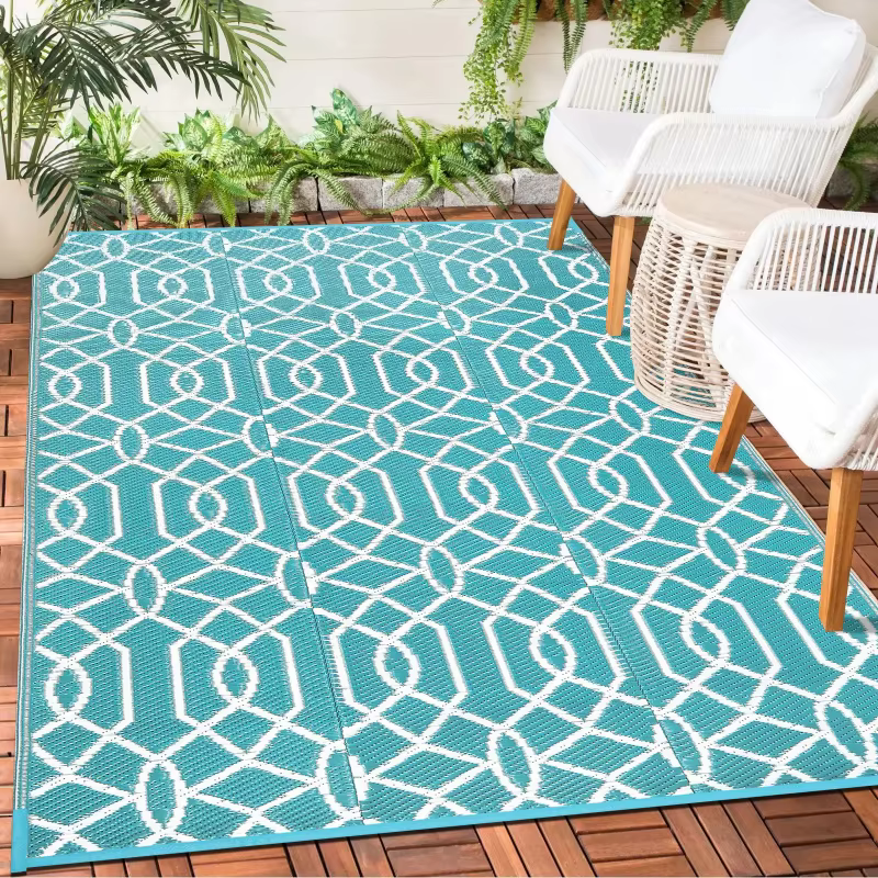 Tapis d'extérieur pliable VIKAMA pour camping-car