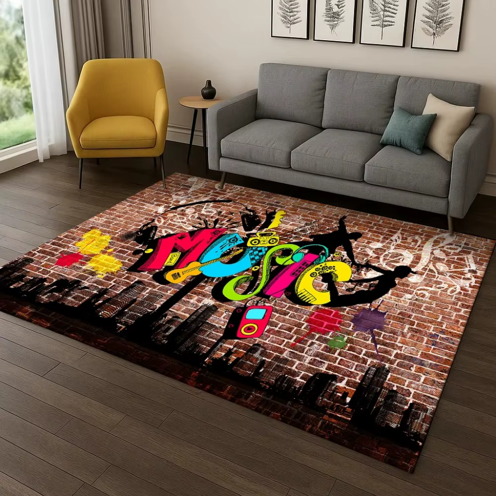 Note de musique Art tapis