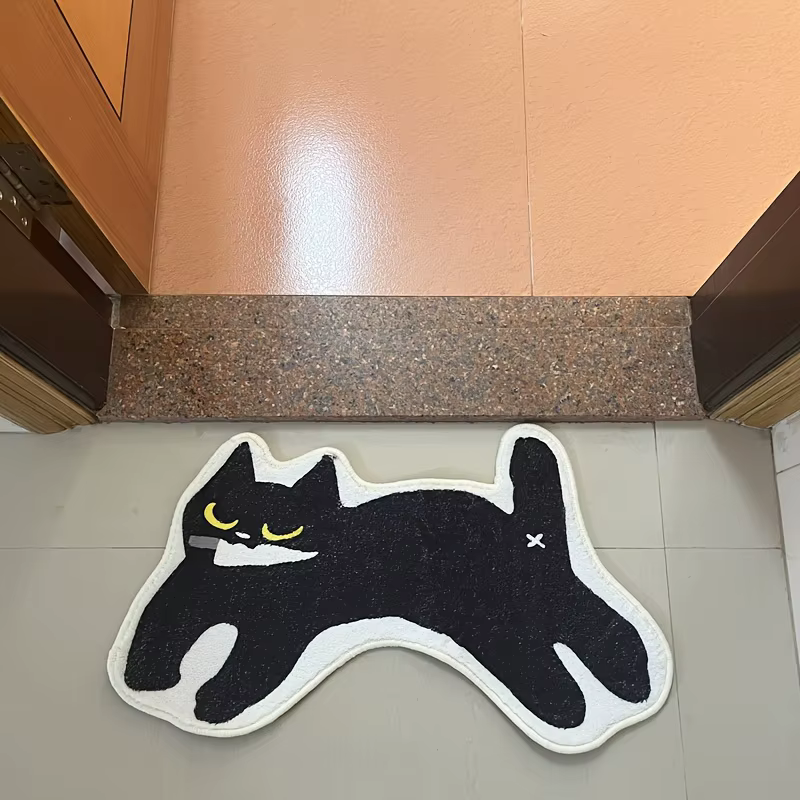 Tapis VIKAMA Sassy Black Cat antidérapant