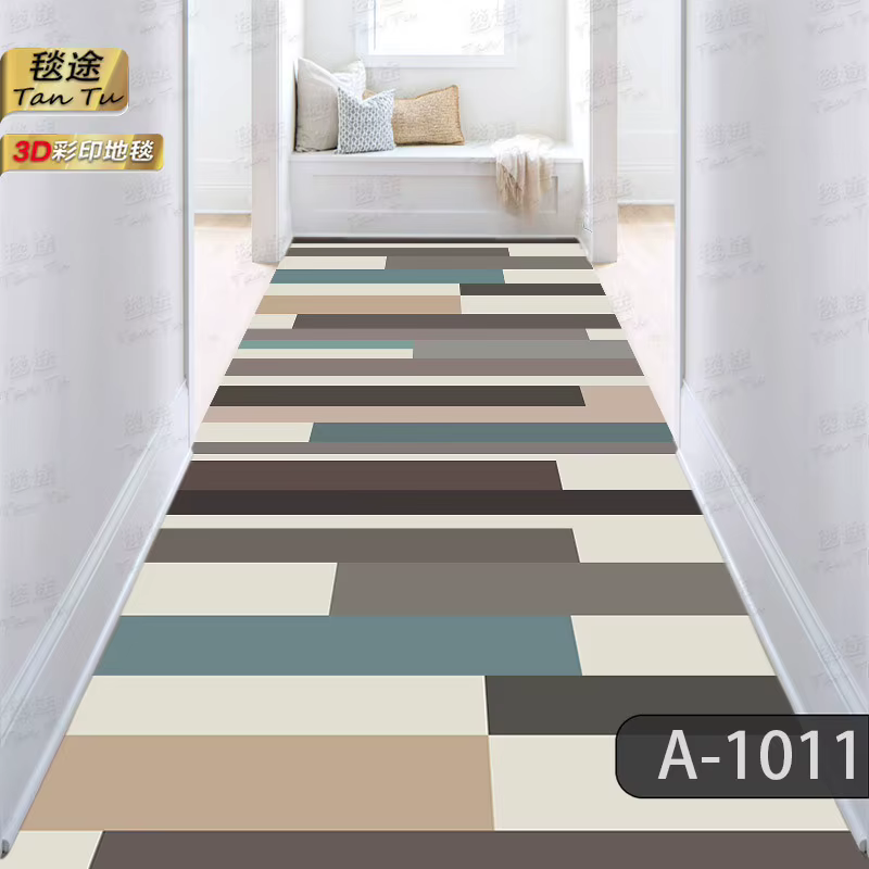 Tapis longs de couloir de luxe moderne