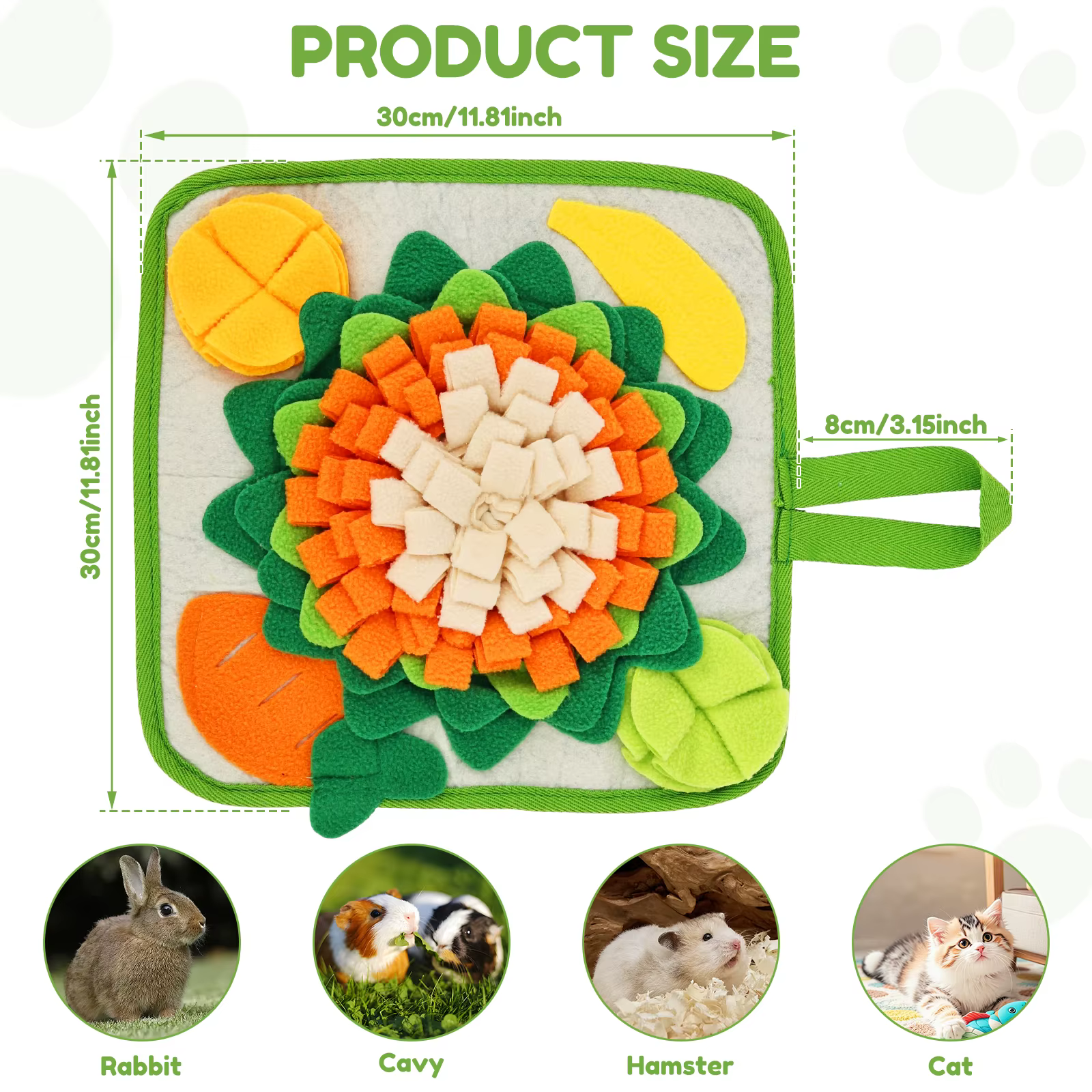 Tapis de Forrage pour Lapins