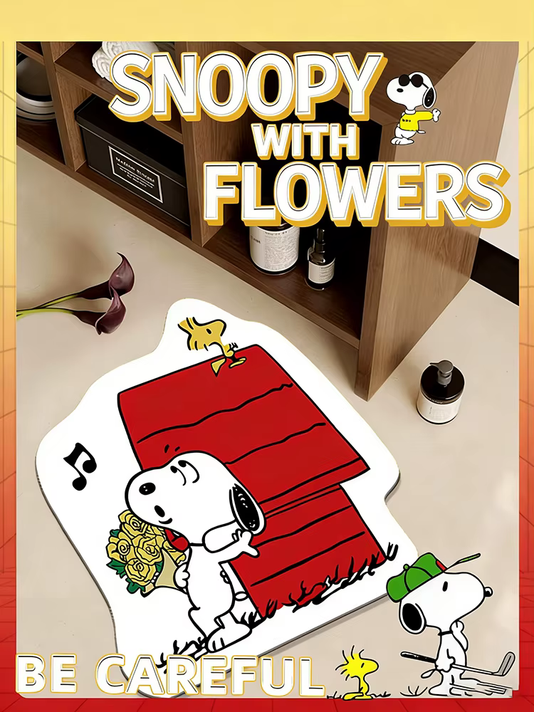 Joli tapis de sol Snoopy