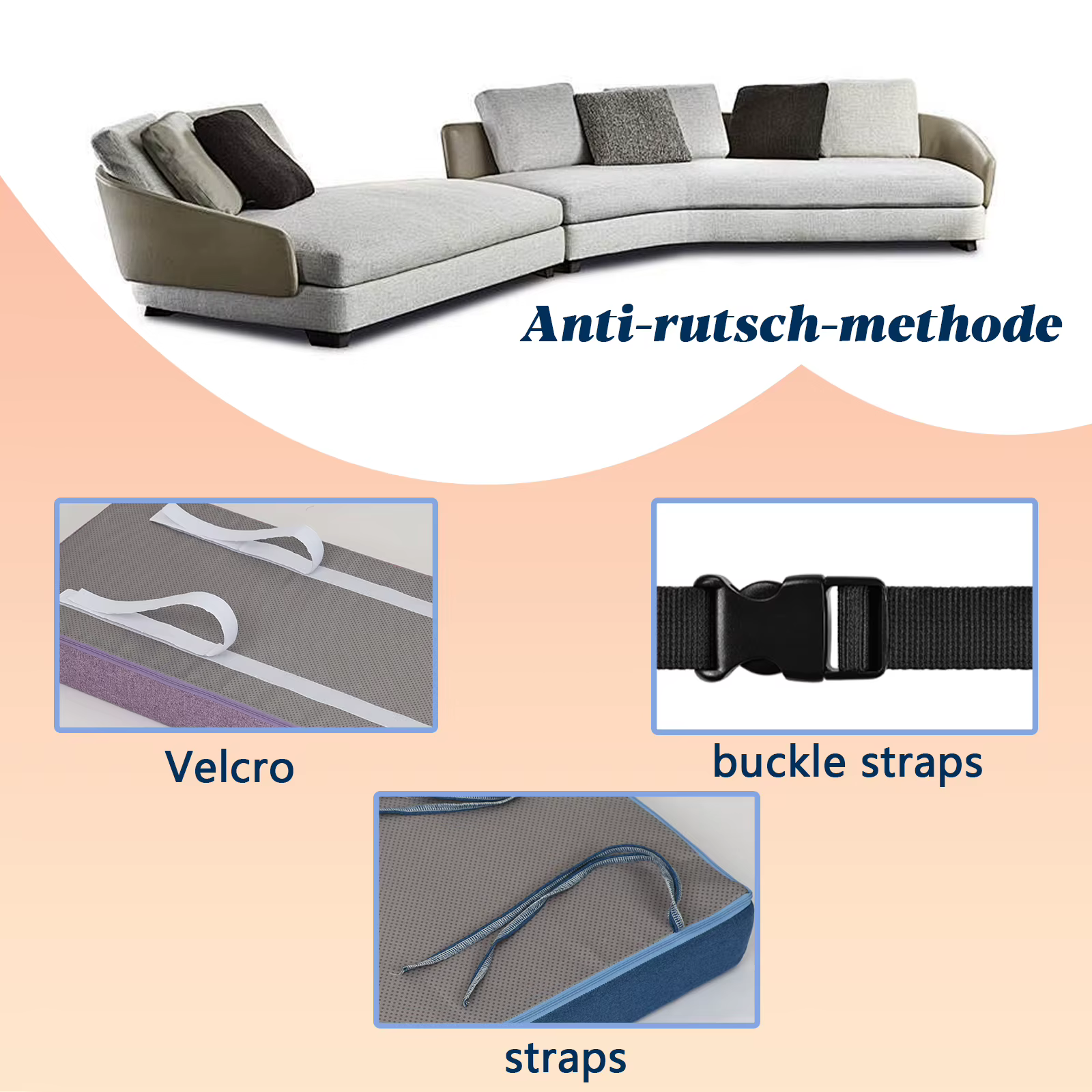 Housse de coussin de chaise imperméable d'extérieur personnalisée