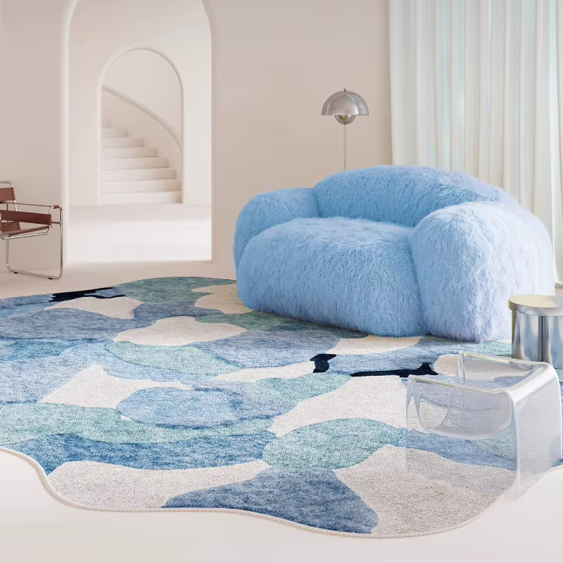 Tapis de décoration de chambre à coucher de formes irrégulières
