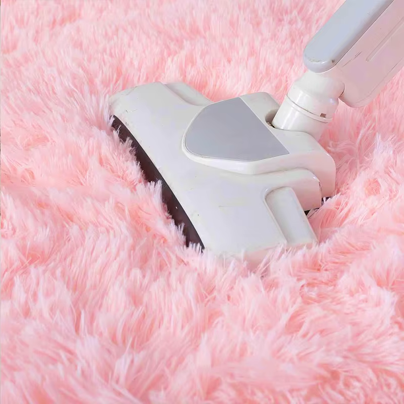 Tapis de chambre à coucher rose pour chambre d'enfant